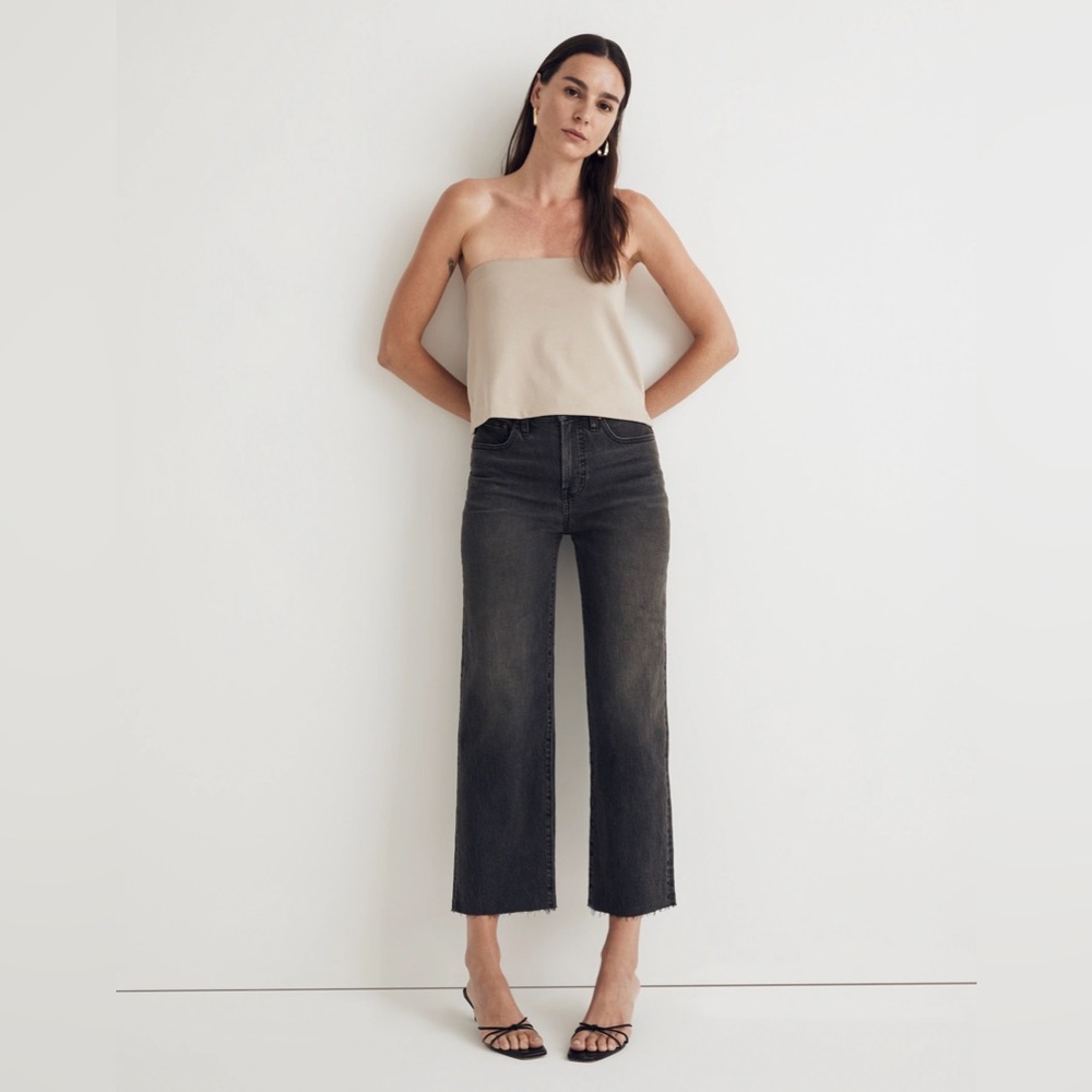 Madewell The Perfect Vintage Wide-Leg Crop Jean NK917